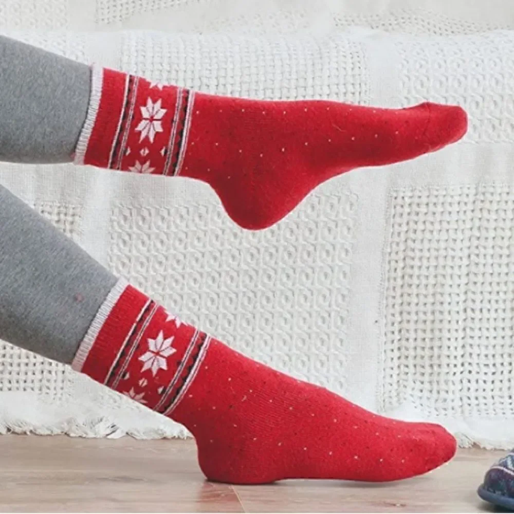 Scandinavian Style Merino Wool Blend Socks
